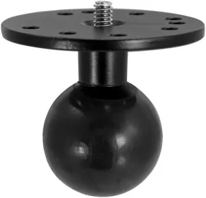 ARKON Mounts Robust Circular Metal 38mm (1.5 inch) Ball to 1/4”-20 Camera Bolt Adapter