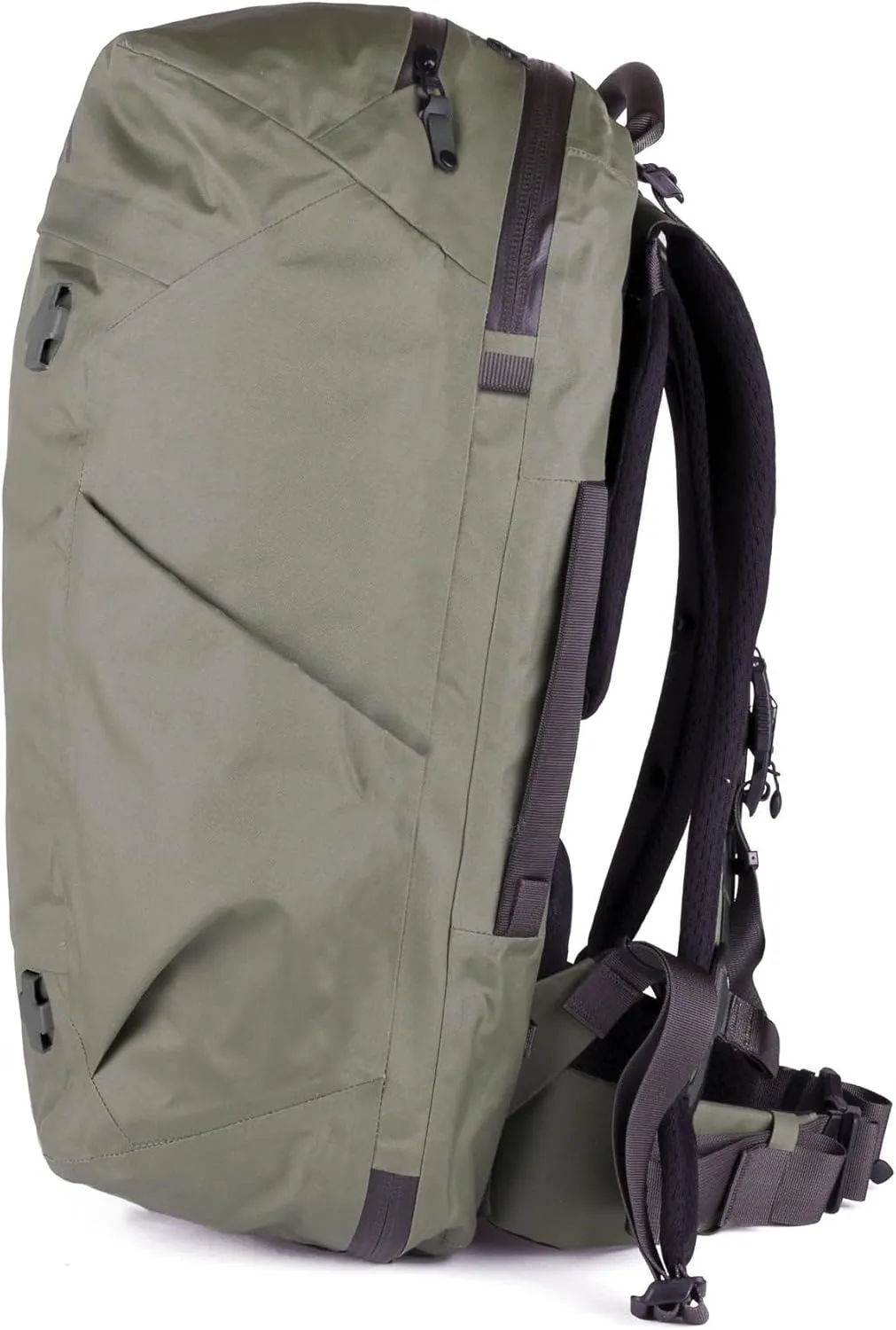 Arris Pack | Best Waterproof Travel BackPack With Compartments (Olive Green)