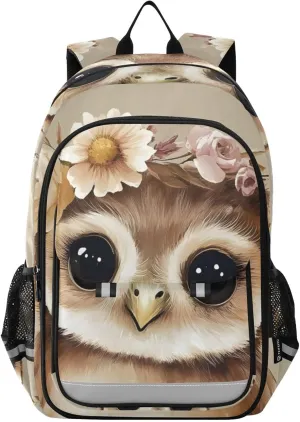 Baby Garland Cute Large Backpack for Men Women Travel Laptop Daypack Book Bag Shoulder Bag Cute Cool Funny Backpack with Reflective Strip 12.9 ×17.7 In