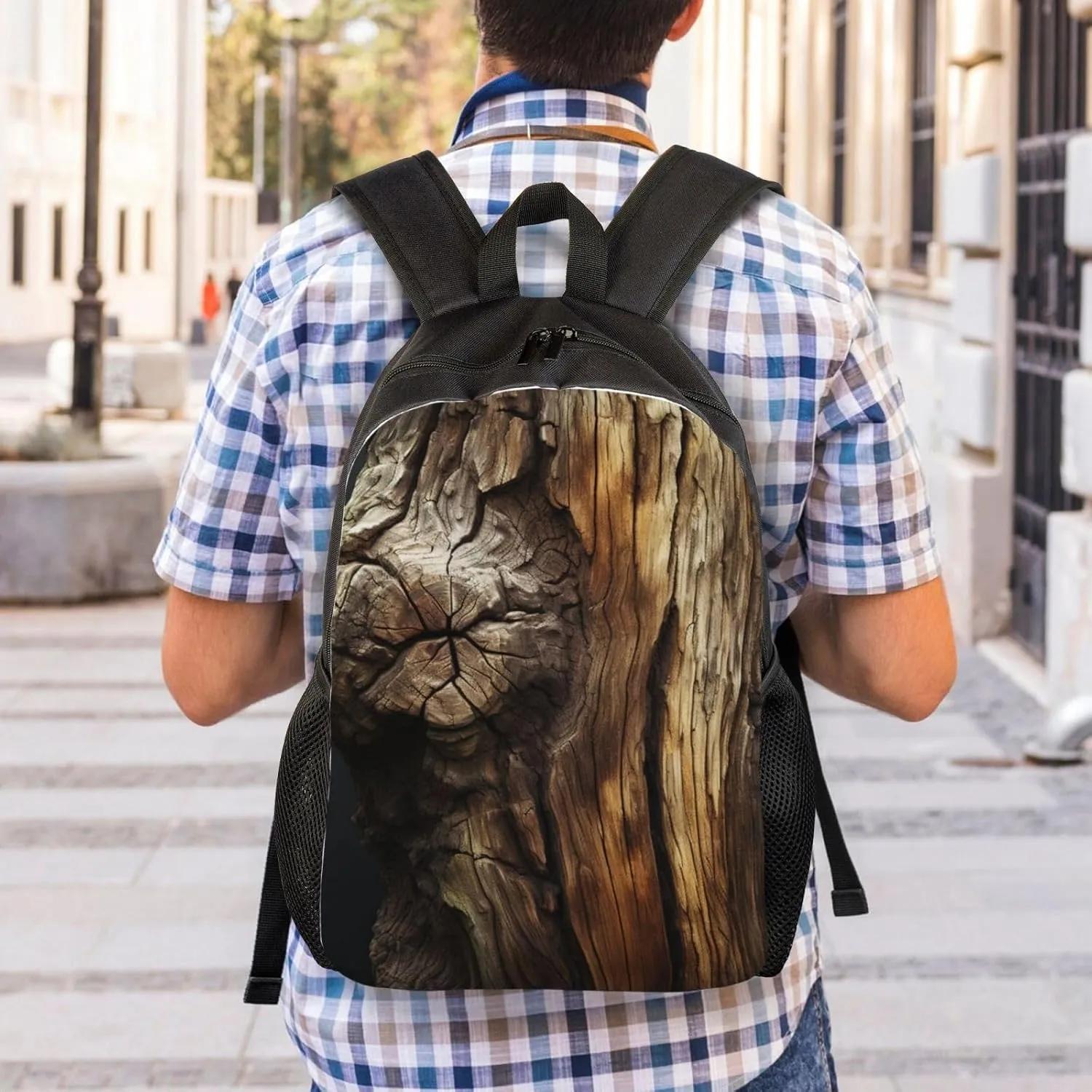Backpack for Men Women 16.1 Inch Laptop Backpack Tree Trunk Daypack Laptop Bag for Travel