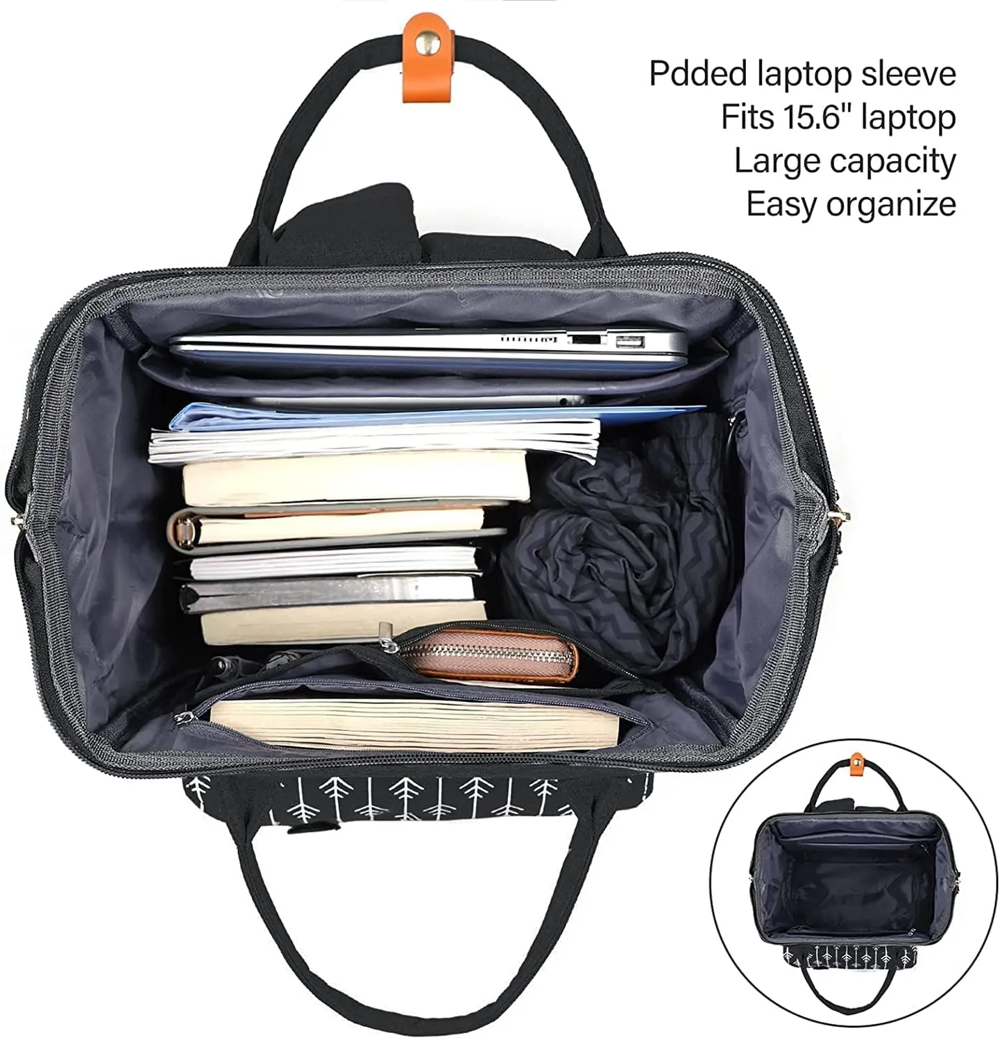 Backpack for Women,15.6 Inch College School Backpack with USB Charging Port, Water Resistant Laptop Computer Backpack Gifts for Women