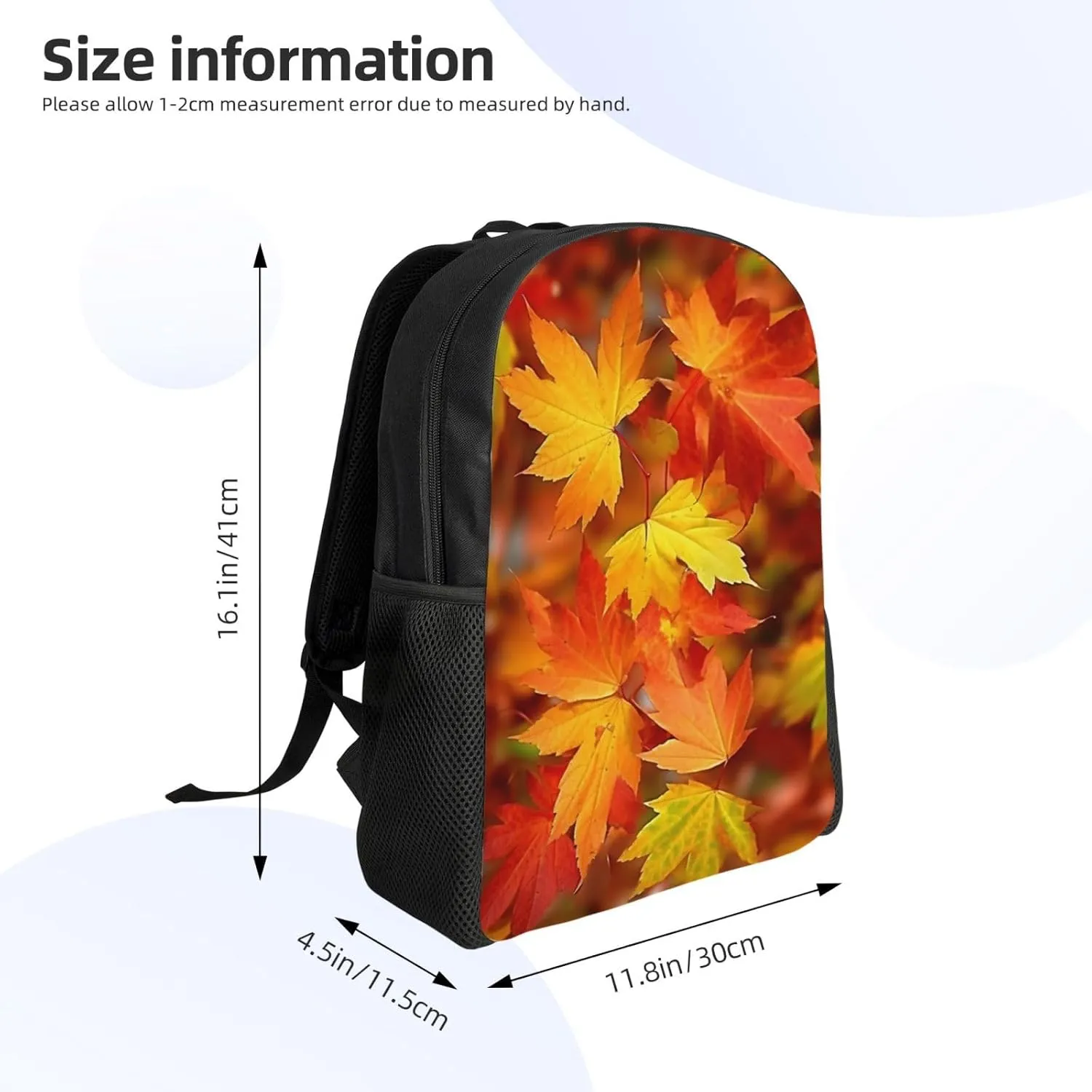 Backpack Travel Laptop Backpack For Men Women Lightweight Rucksack Autumn Leaves Of Maple Casual Daypack
