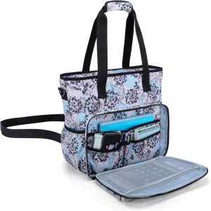 BAFASO Car Front Seat Organizer with Laptop Sleeve and Shoulder Strap, Car Seat Organizer with Back Adjustable Straps, Dandelion
