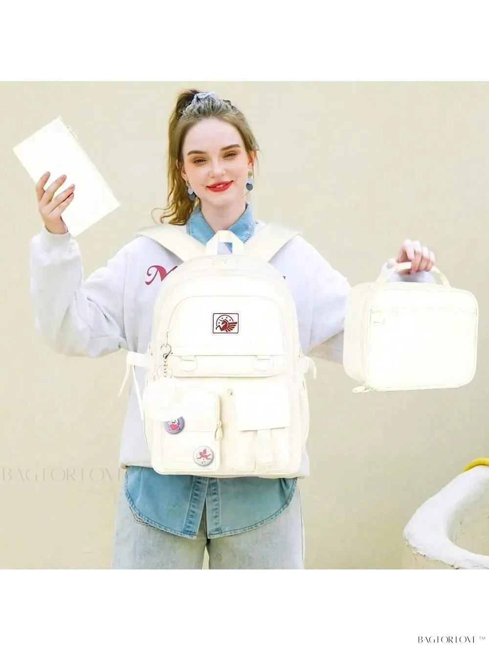 BagForLove - College Essential Water Resistant Bookbag