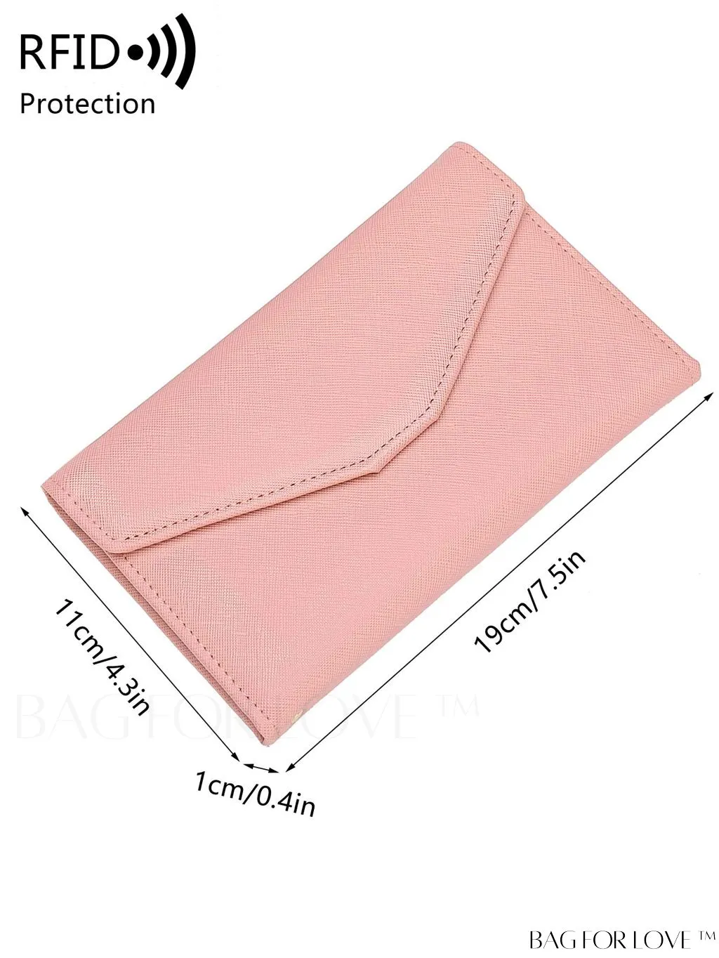 BagForLove - RFID Blocking Passport Holder: The Essential Travel Wallet & Document Organizer