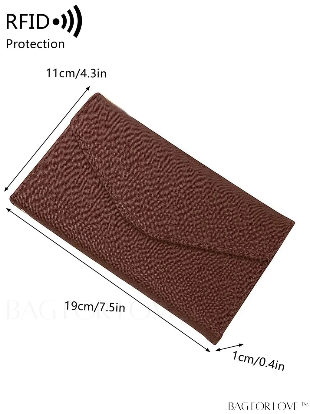 BagForLove - RFID Blocking Passport Holder: The Essential Travel Wallet & Document Organizer