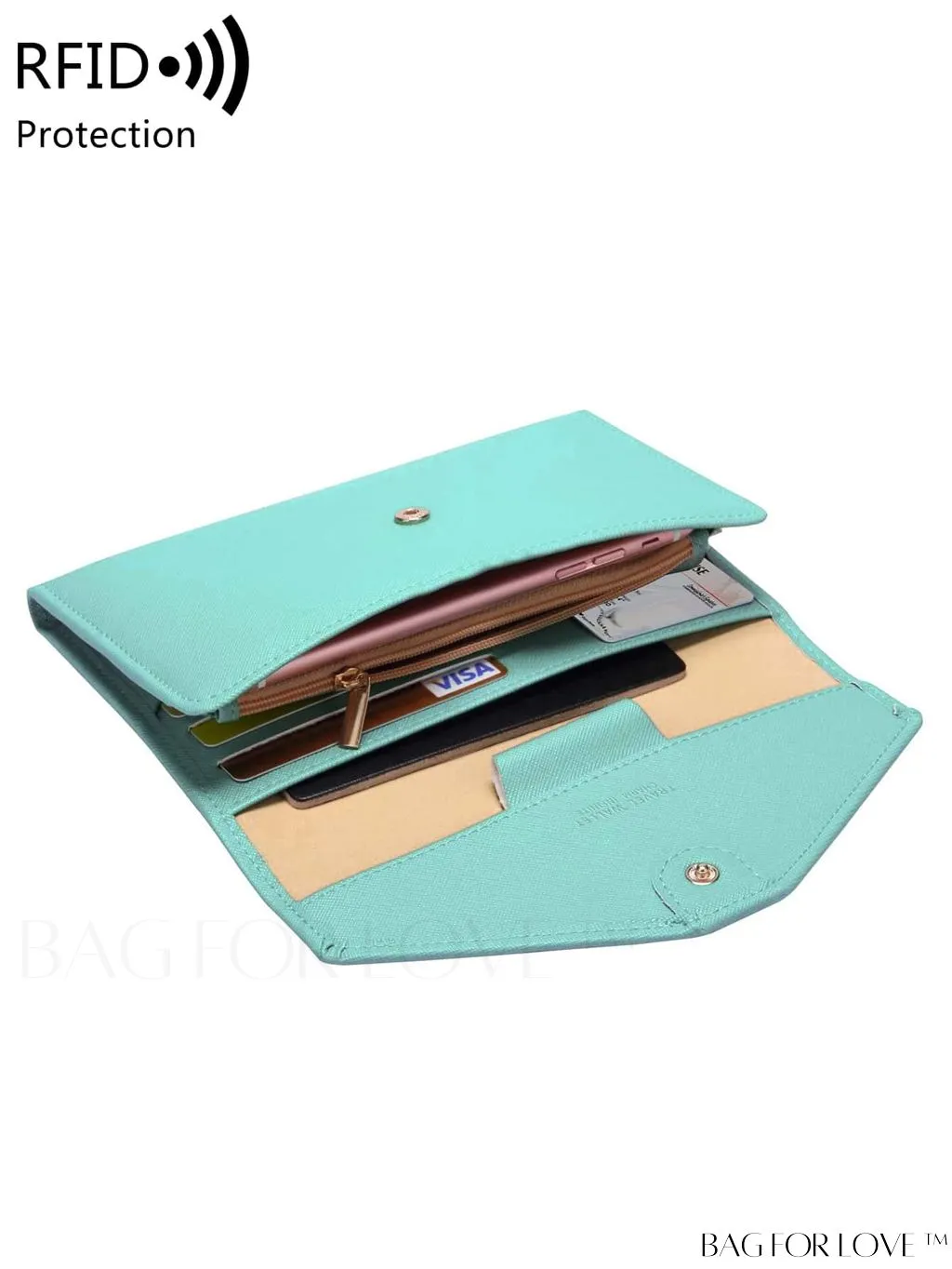 BagForLove - RFID Blocking Passport Holder: The Essential Travel Wallet & Document Organizer
