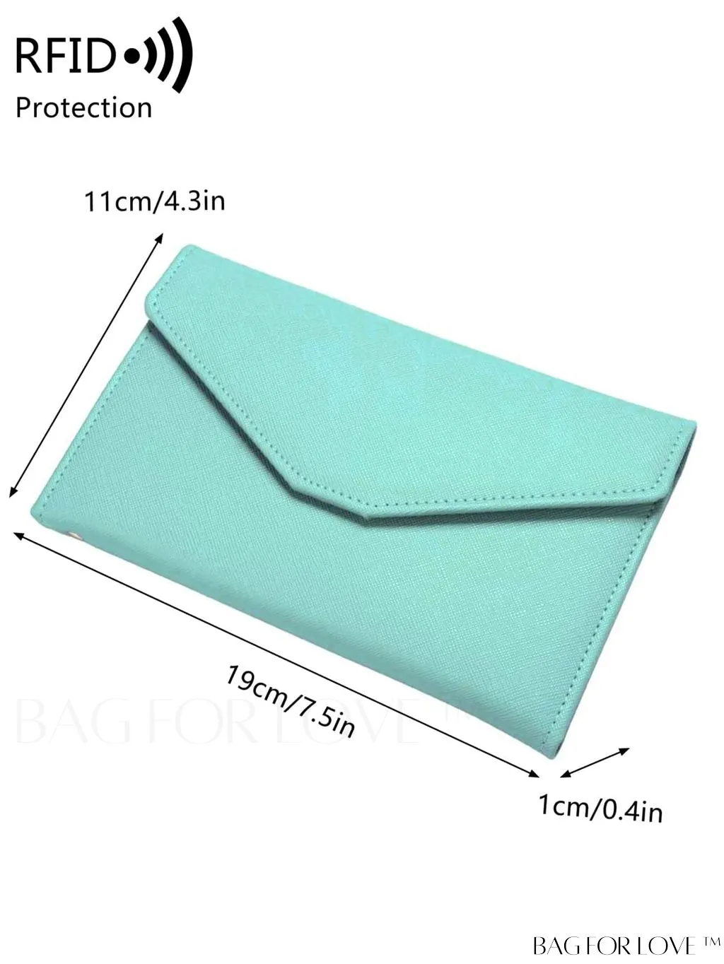 BagForLove - RFID Blocking Passport Holder: The Essential Travel Wallet & Document Organizer