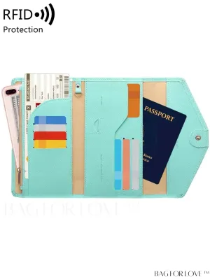 BagForLove - RFID Blocking Passport Holder: The Essential Travel Wallet & Document Organizer