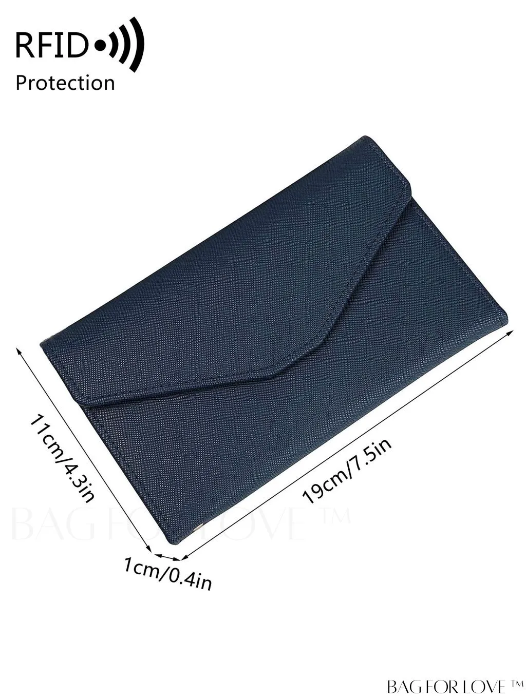 BagForLove - RFID Blocking Passport Holder: The Essential Travel Wallet & Document Organizer