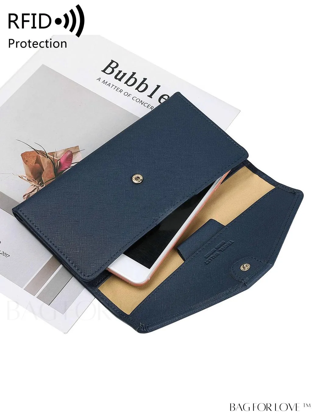 BagForLove - RFID Blocking Passport Holder: The Essential Travel Wallet & Document Organizer