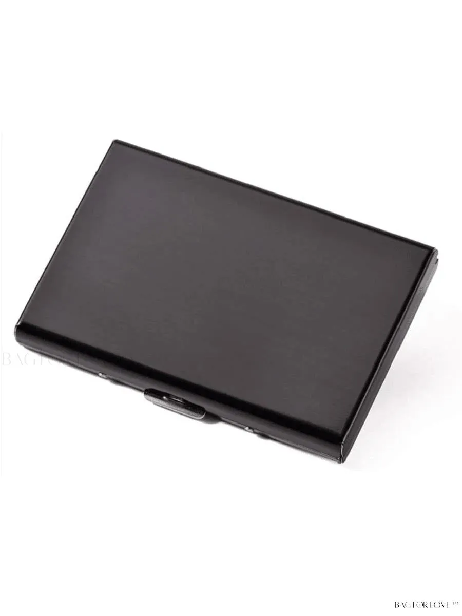 BagForLove - Slim Wallet Essential - Metal ID Card Holder and RFID Shield