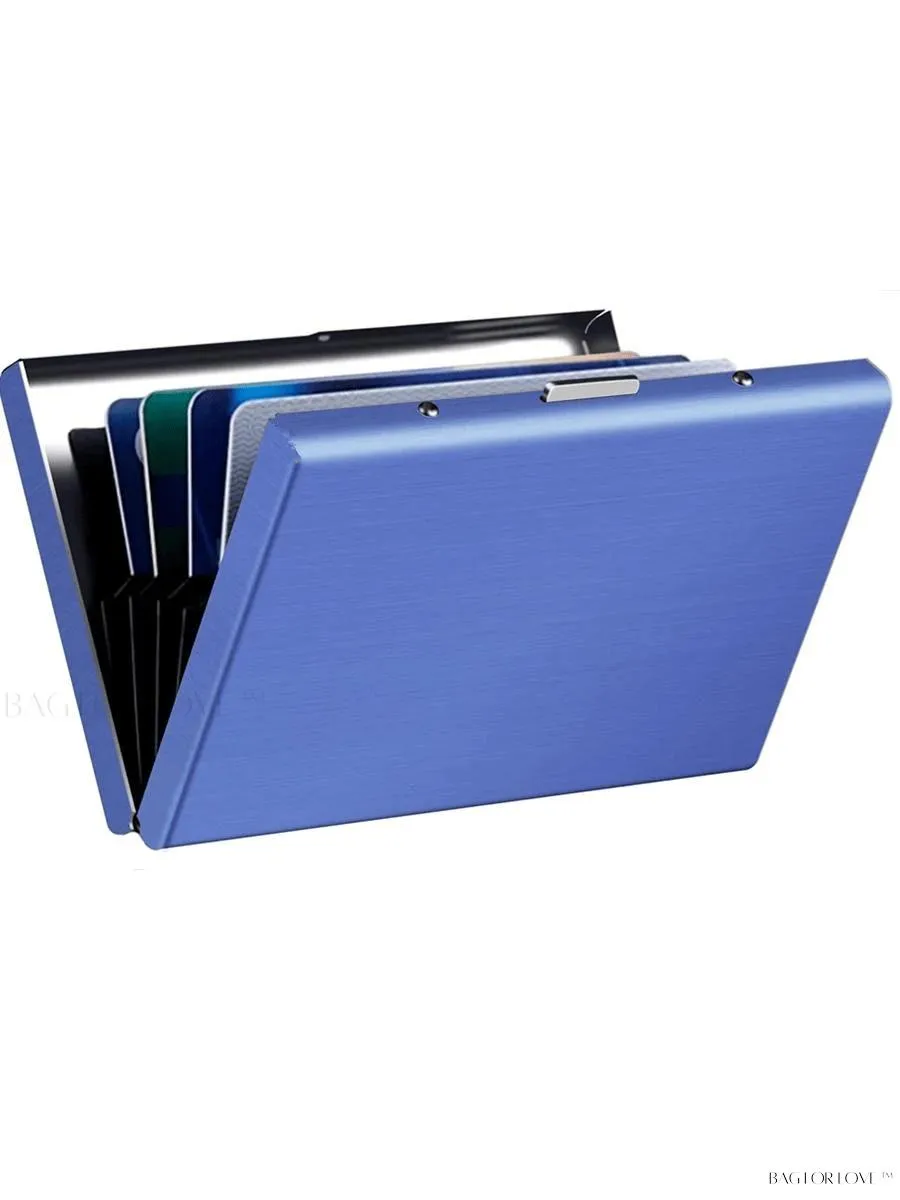 BagForLove - Slim Wallet Essential - Metal ID Card Holder and RFID Shield