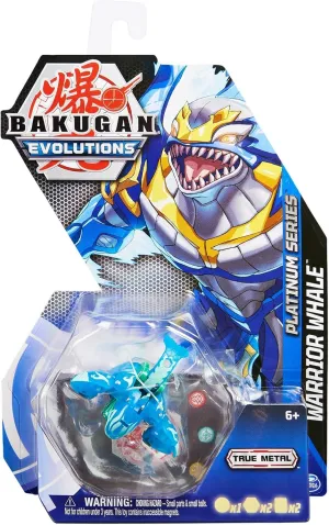 Bakugan Evolutions 2022 Platinum Series Die-cast Aquos Warrior Whale