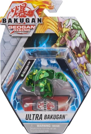 Bakugan Ultra, Falcron, 3-inch Tall Geogan Rising Collectible Action Figure and Trading Card