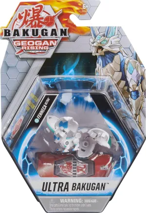 Bakugan Ultra, Fenneca, 3-inch Tall Geogan Rising Collectible Action Figure and Trading Card