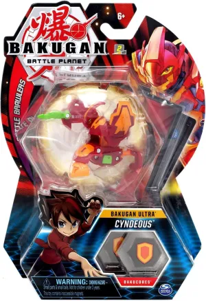 Bakugan Ultra, Pyrus Cyndeous, 3-inch Tall Collectible Transforming Creature, for Ages 6 and Up