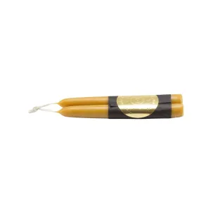 Beeswax 6" Candles, Set of 2