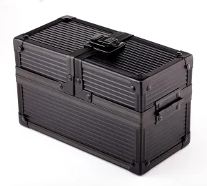 Black Double Metal Deck Box Dice Box for Deck Protector storage Trading Cards TCG Ultra Pro Sleeve MTG Magic FaB YGO Yugioh EDH Commander PTCG TCG