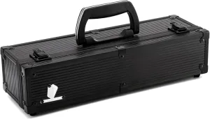 Black Metal Storage Case for TCG, Deck Box, MTG, Magic, FaB, Yugioh, Trading Cards, toploader, EDH, Commander, PTCG, TCG