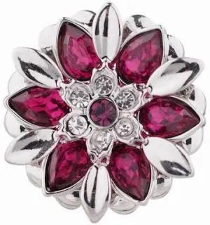 Bling Flower Button Cover
