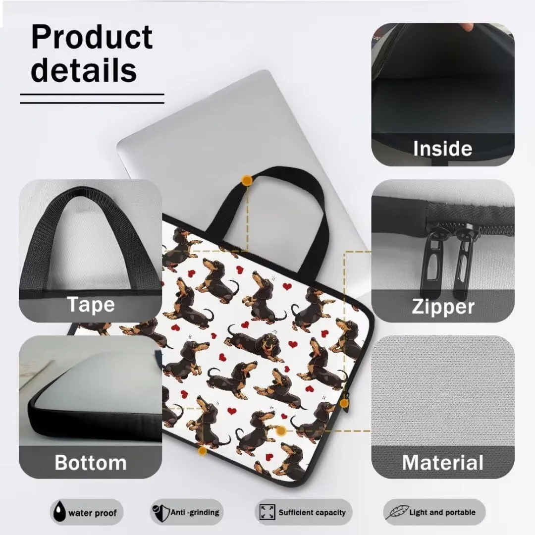Blue Marble Laptop Sleeve Case for Women Men Water Resistant Computer Carrying Bag Laptop Case Bag with Handle-12 inch