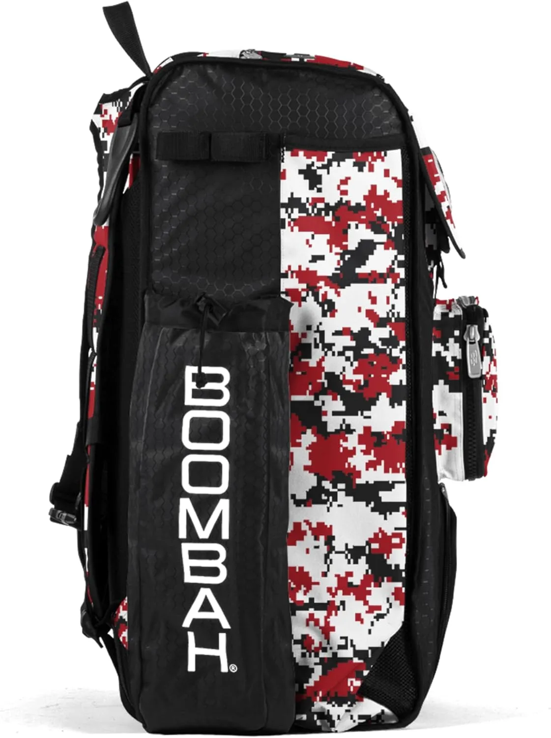 Boombah Catchers Superpack Bat Bag Digital Camo - 23-1/2" x 13-1/2" x 9-1/2" - Multiple Colors - Holds 4 Bats - Backpack Version (no Wheels)