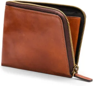 Bosca Dolce Zip Passport/Travel Document - Rfid