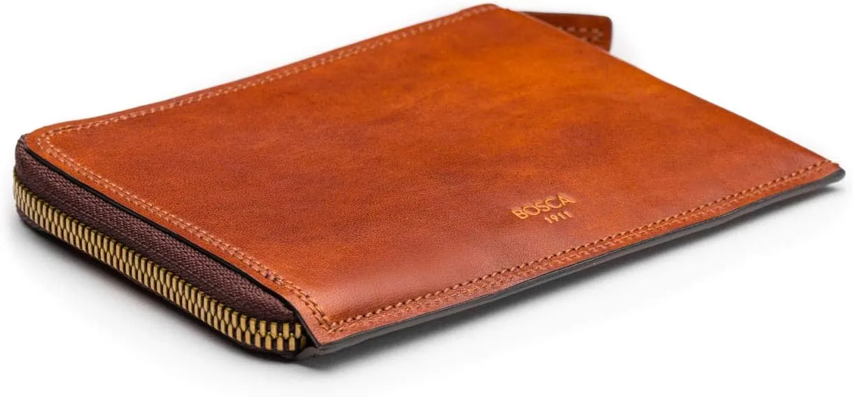 Bosca Dolce Zip Passport/Travel Document - Rfid