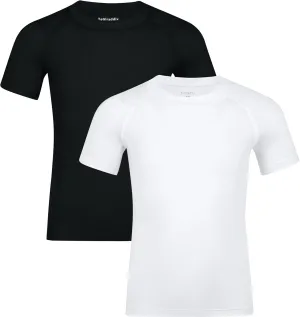 Boy Girls Compression Shirt Short Sleeve Youth Basketball Undershirt Kids Quick Dry Athletic Base Layer T-Shirt