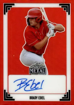 BRADY EBEL RC AUTO 2024 Leaf Metal Collection Autograph 2/20 ROOKIE High School NM-MT Baseball