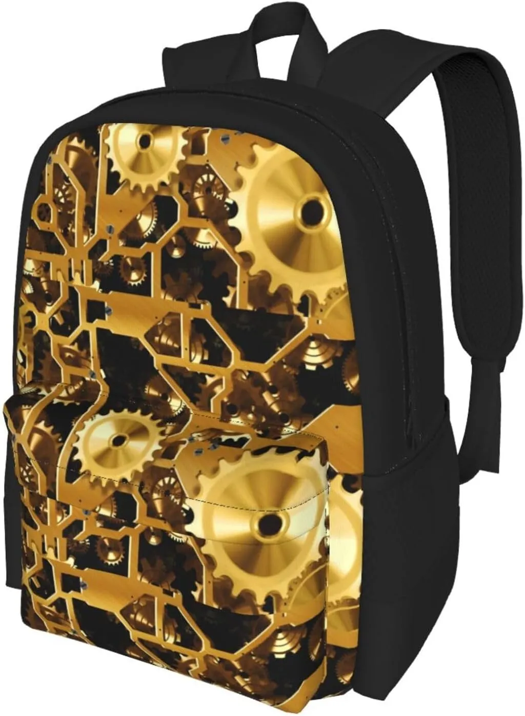 BREAUX Clock Gear Print Storage Bag, Shoulder Bag, Leisure Bag, Large Capacity Leisure Travel Shoulder Bag