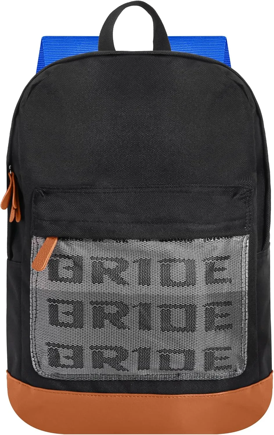 Bride Racing Backpack Brown Bottom with Harness Straps (Blue Strap)