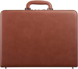 Briefcase Hard Attachment Briefcase for Men & Women/Thin Hardside Laptop Case with Combo Lock
