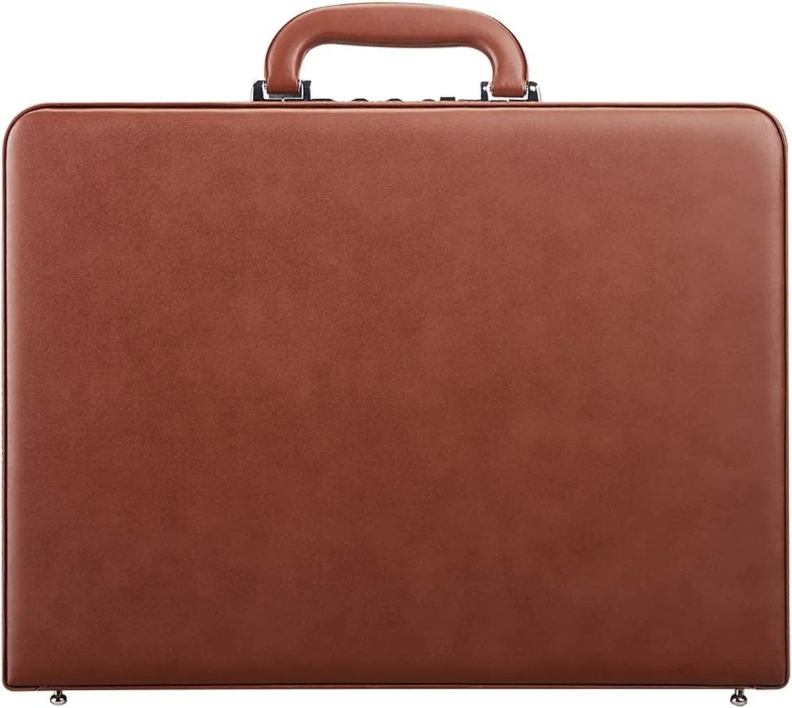 Briefcase Hard Attachment Briefcase for Men & Women/Thin Hardside Laptop Case with Combo Lock