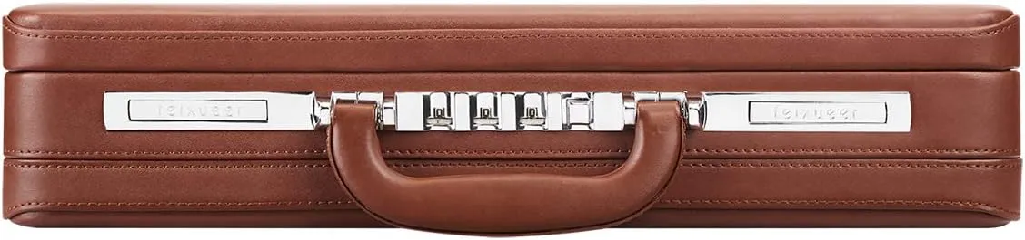 Briefcase Hard Attachment Briefcase for Men & Women/Thin Hardside Laptop Case with Combo Lock