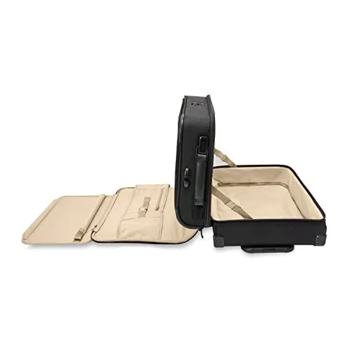 Briggs & Riley Baseline Garment Bags, Black, Carry-On Upright
