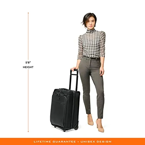 Briggs & Riley Baseline Garment Bags, Black, Carry-On Upright