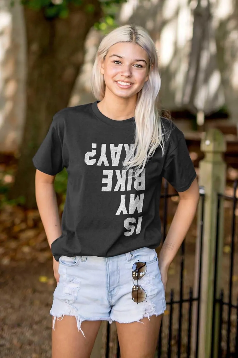 Brisco Brands is My Bike Okay Motorcycle Biker Graphic T Shirt Men or Women