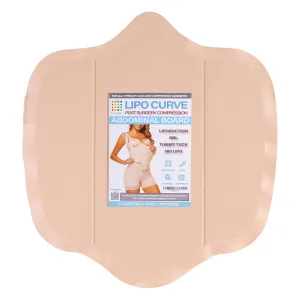 Bruizex Lipo Curve Post Surgery Compression Abdominal Board, Ab Board Post Tummy Tuck, BBL, & Liposuction, Compatible with Faja & Compression Garments, Use with Lipo Foam Pads & Lymphatic Massage Oil