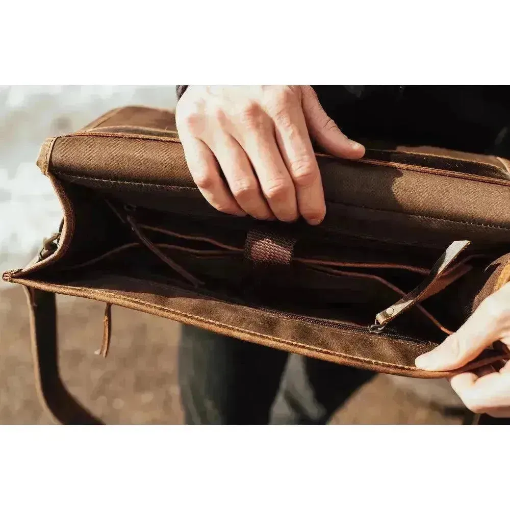 Buffalo Leather Briefcase