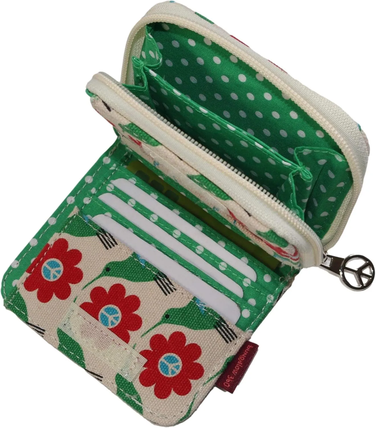 bungalow 360 Billfold Vegan Wallet (Hummingbird)