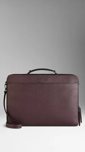Burberry  - London Leather  Briefcase