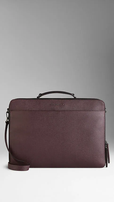 Burberry  - London Leather  Briefcase