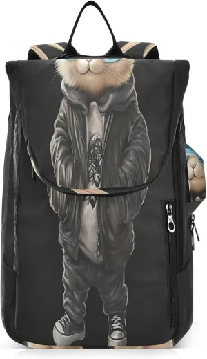 Burbuja Cool Bunny Tennis Bag for Women Men, Foldable Gym Bag Water Resistant Racquet Holder for Badminton Tennis Pickleball Squash