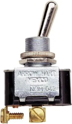 Bussmann BP/STE Metal On Off Toggle Switch (12V, 15A (Card)), 1 Pack