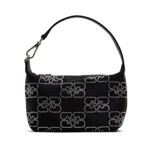 Butterfly Small Pouch Satin Sparkle (Black)