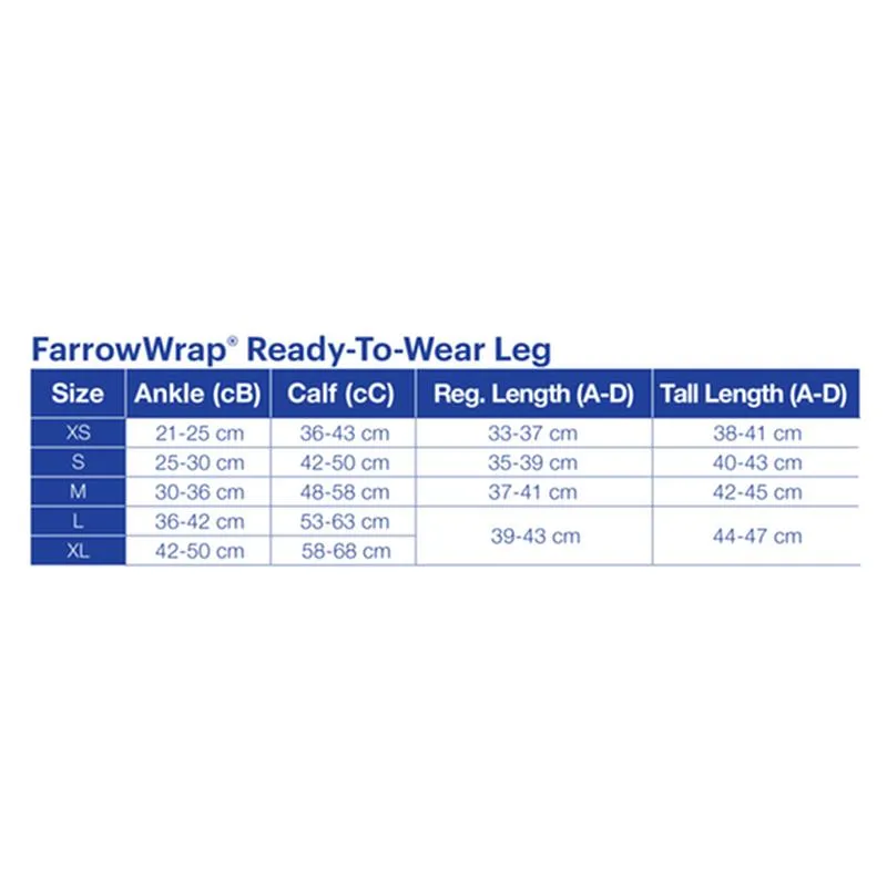 BX/1 JOBST FARROWWRAP LITE READY-TO-WEAR LEGPIECE 20-30 MMHG, MEDIUM TALL, TAN