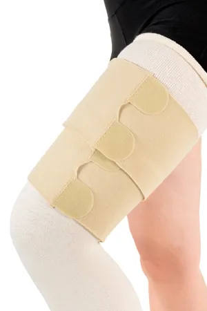 BX/1 JOBST FARROWWRAP STRONG READY-TO-WEAR THIGHPIECE 30-40 MMHG, EXTRA LARGE SHORT, TAN