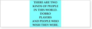 CafePress Dobro Sticker (Bumper 50 pk)